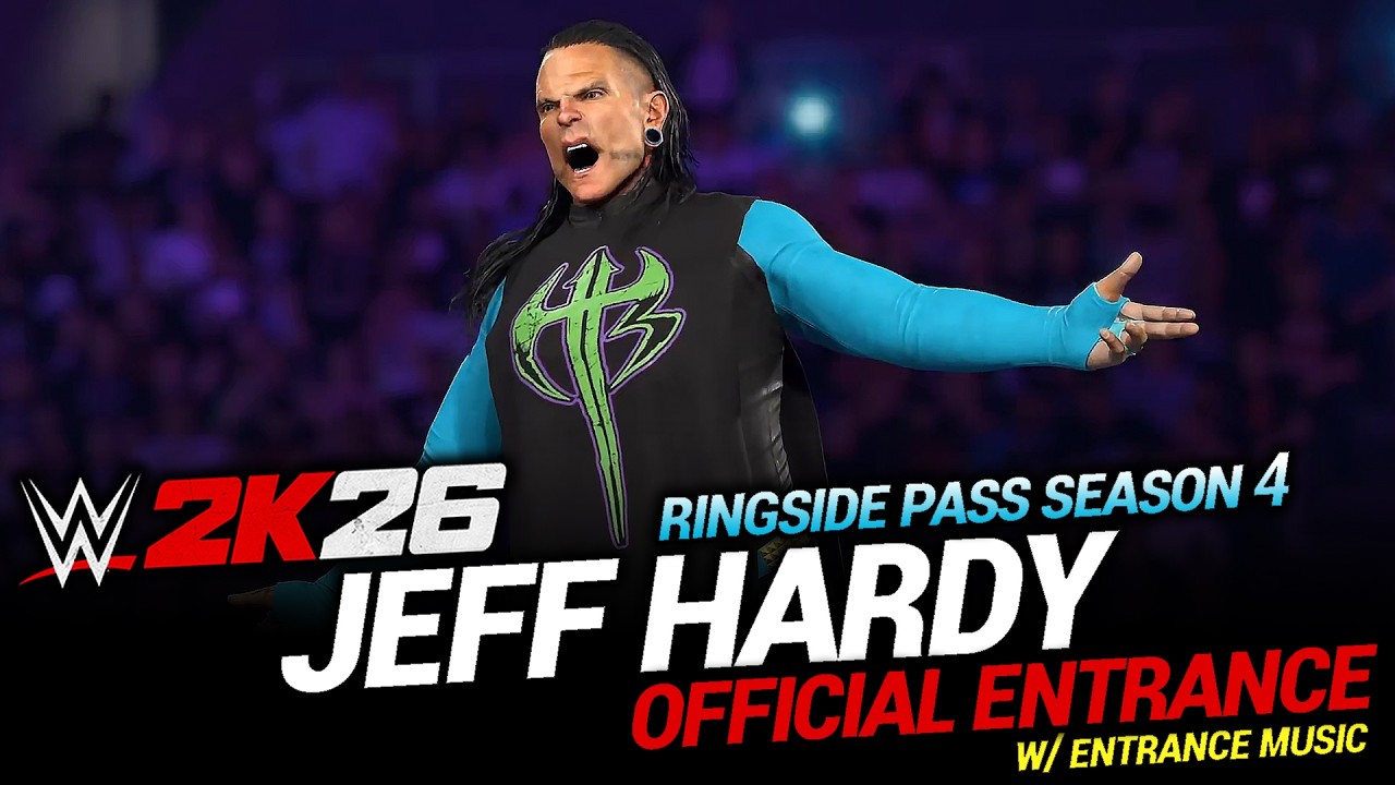 WWE 2K26: Jeff Hardy Full Official Entrance!