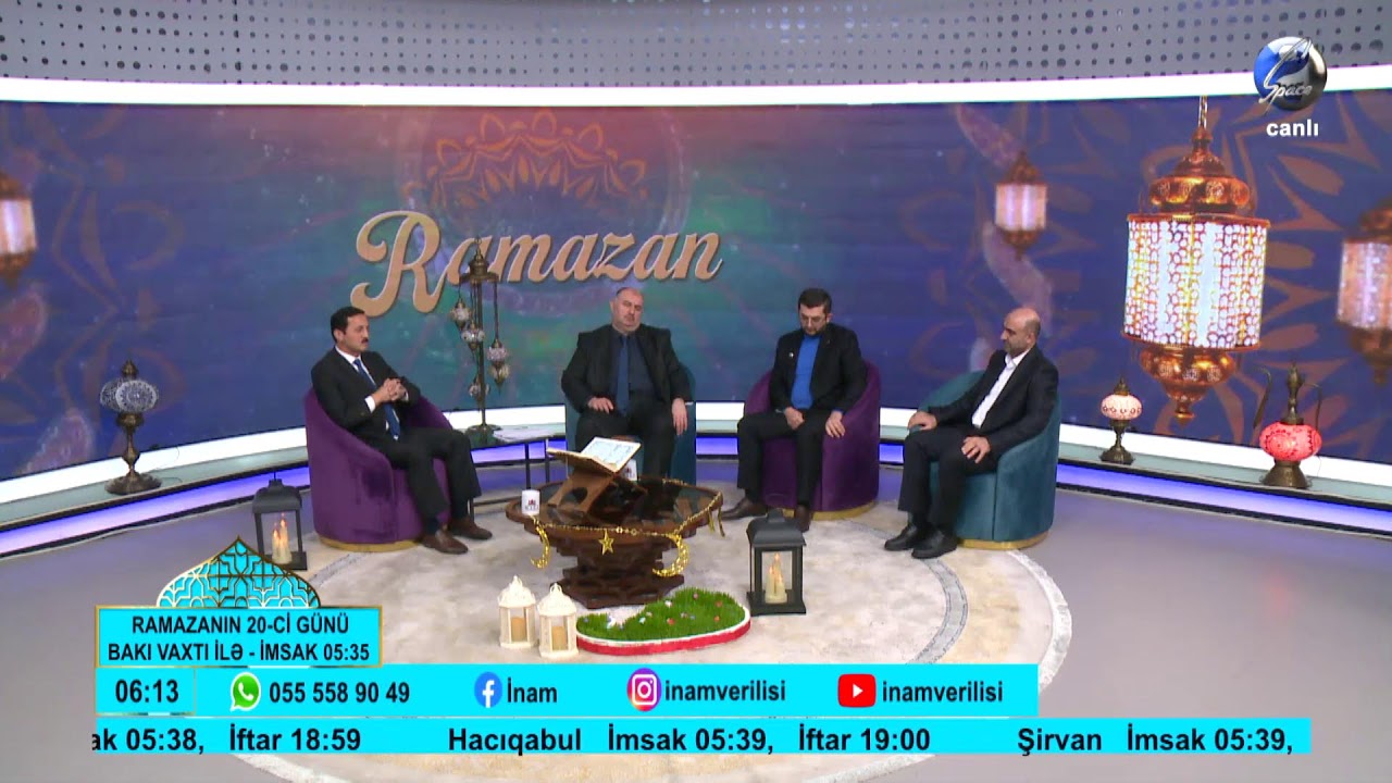 İnam verilişi Space   10.03.2026 Ramazan ayı  imsak