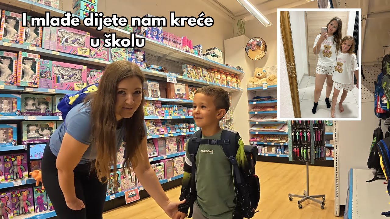 Vrijeme leti… Naše mlađe dijete kreće u školu 🎒 priprema za more+New Yorker haul 🛍️