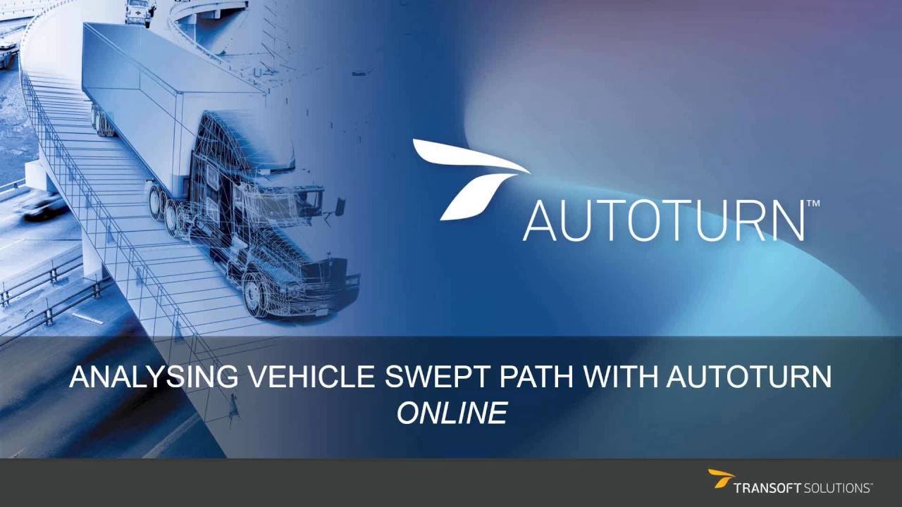 Analysing Vehicle Swept Path with AutoTURN Online - Industry Solutions Webinar Series