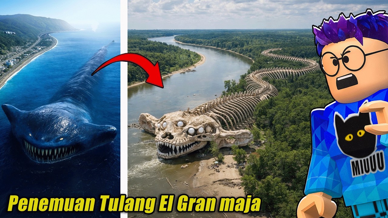 Penemuan Kerangka Fosil El gran Maja dipinggir sungai...???
