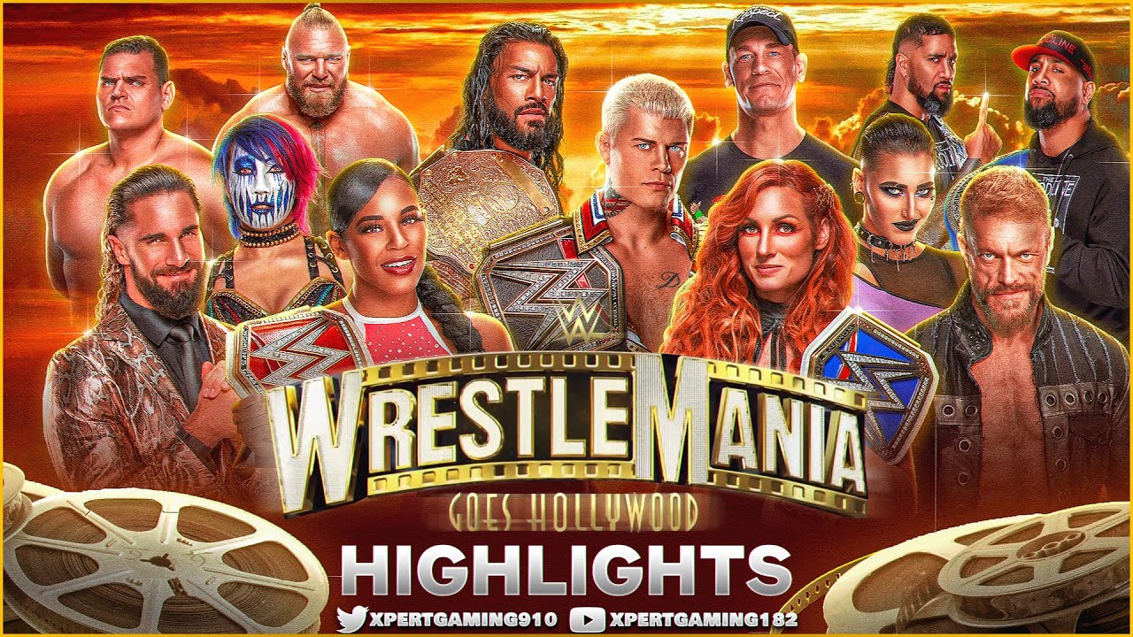 WWE 2K23 Universe Mode - WrestleMania 39 Highlights