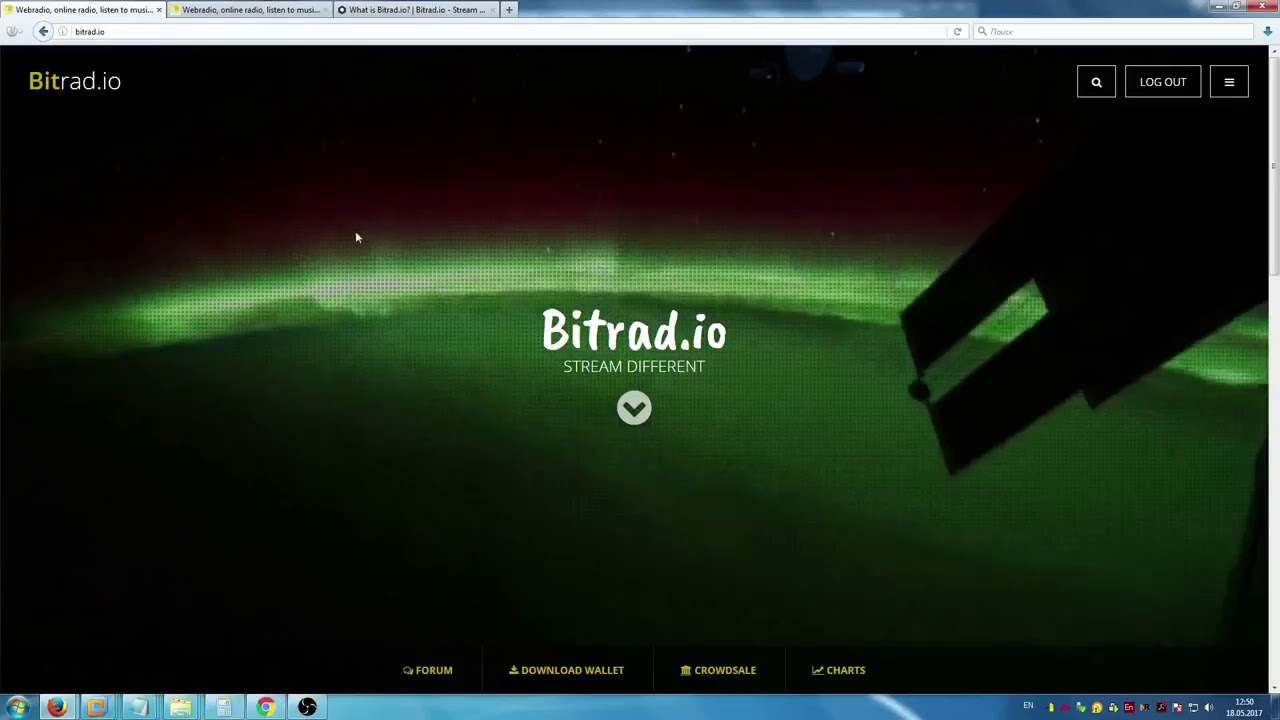 Bitrad io BRO   слушай радио и получай криптовалюту