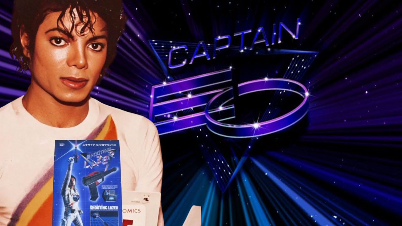 Michael Jackson captain eo laser toy from Japan unboxing