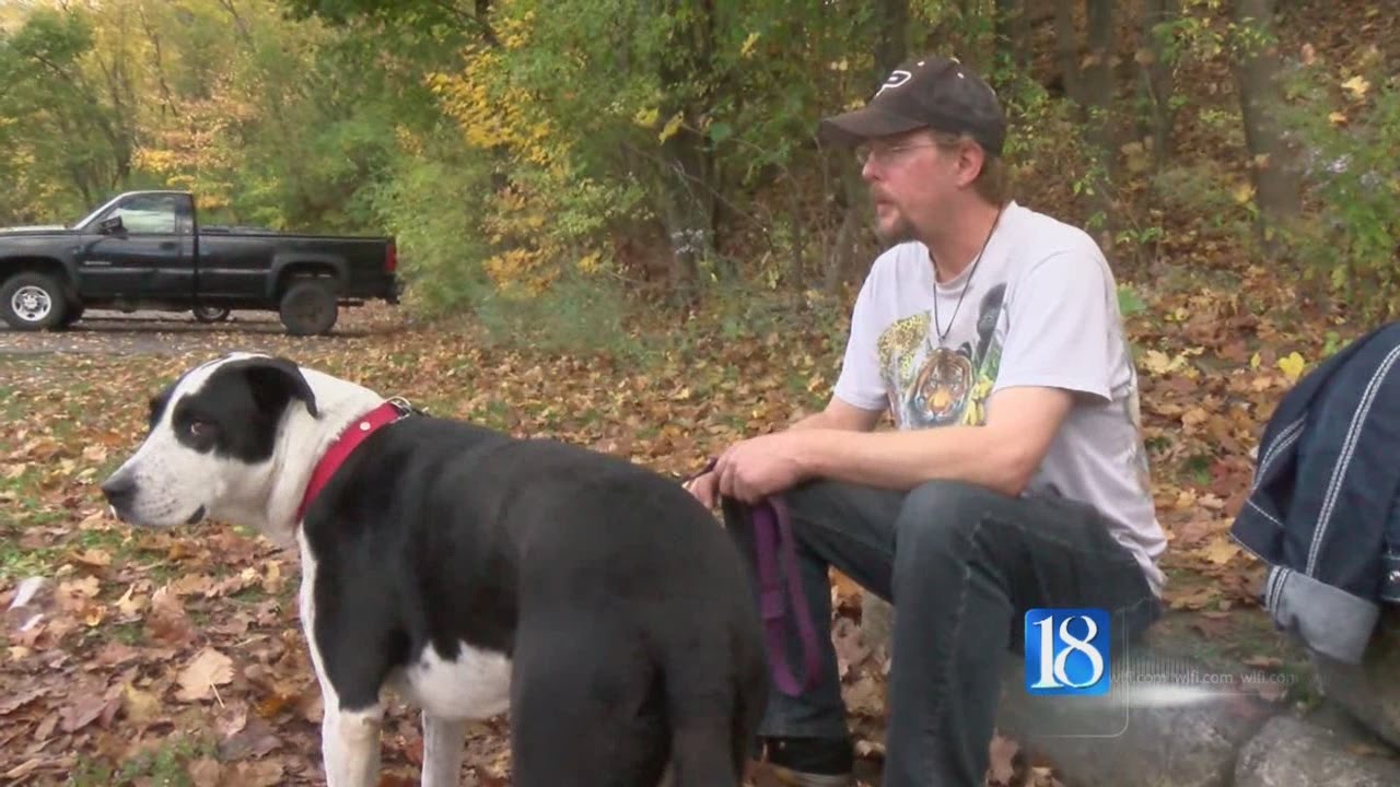 Homeless man and dog find home together