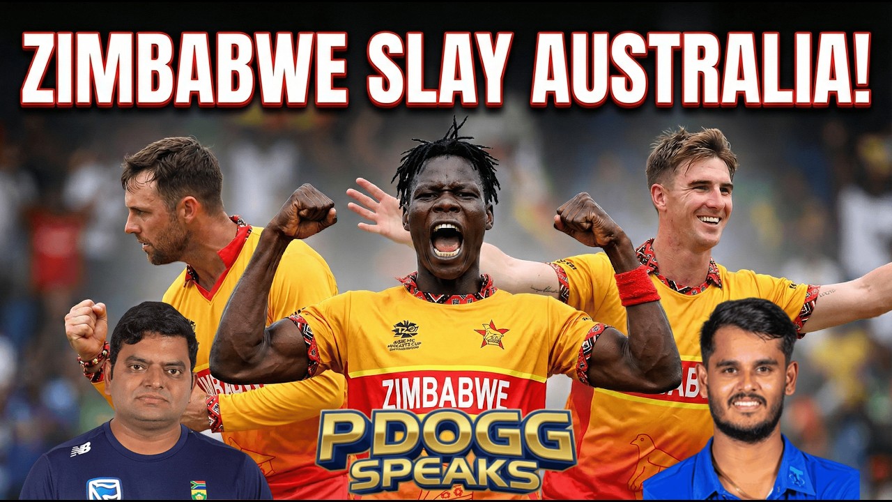 ZIMBABWE SLAY AUSTRALIA! Historic World Cup Upset in Colombo! | AUS V ZIM Match Review | Pdoggspeaks