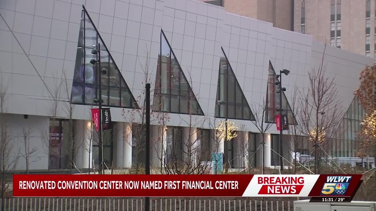 Newly renovated Cincinnati convention center to be known as First Financial Center