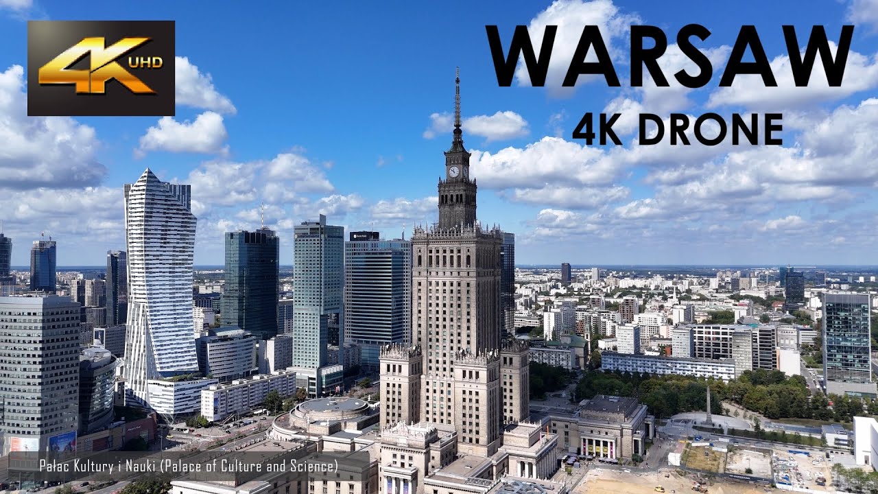 4K Drone over Warsaw