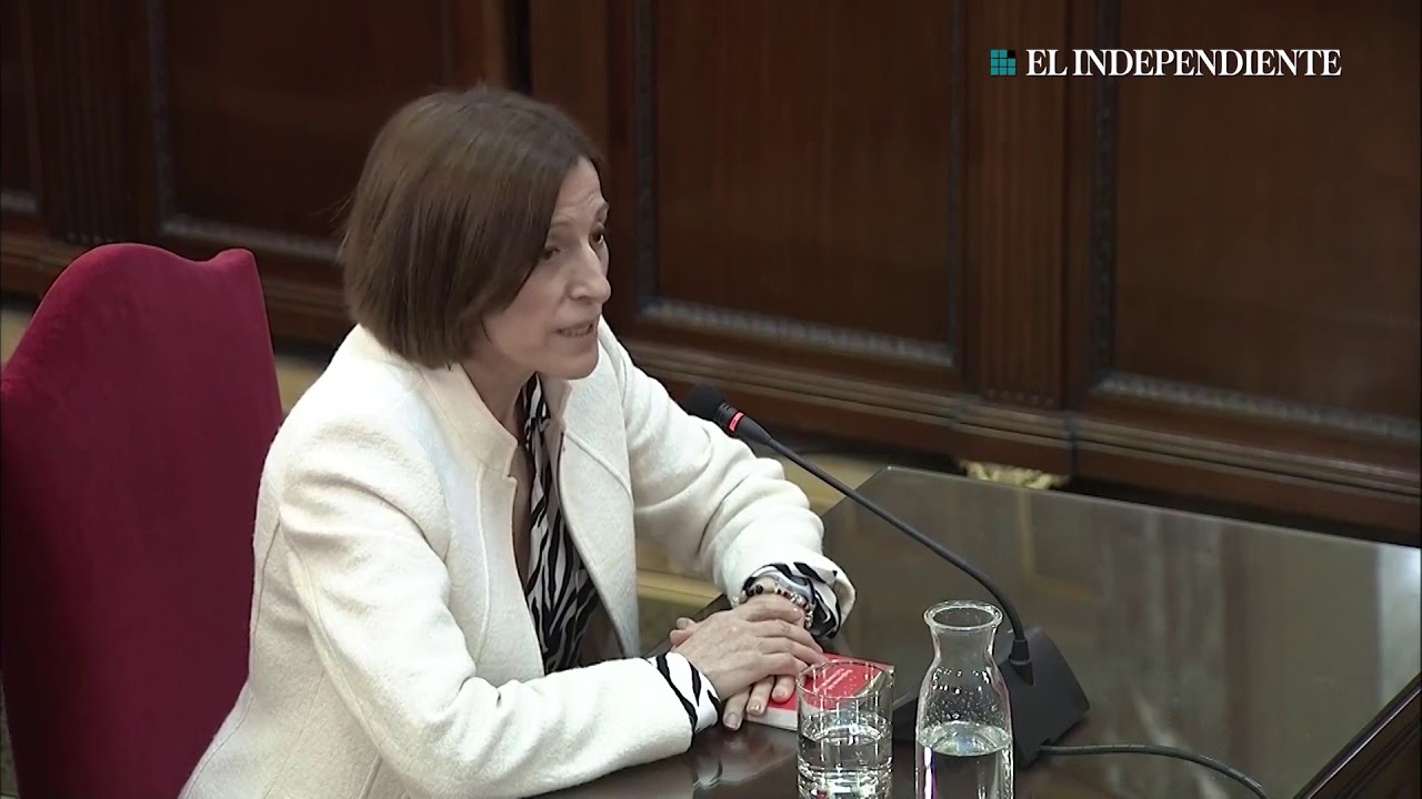 Forcadell al Tribunal: 