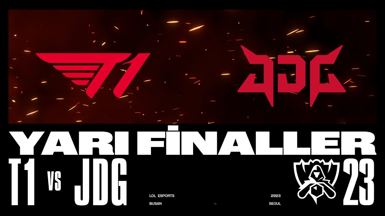 T1 vs Beijing JDG Intel Esports Club | 2023 Worlds | Yarı Finaller 2. Gün