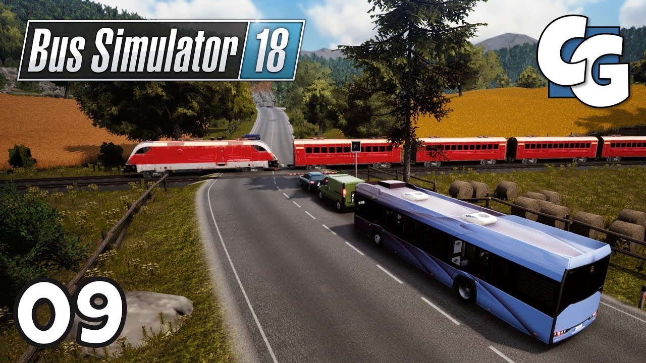 Bus Simulator 18 - Ep. 9 - Trains! - Solaris Urbino 12