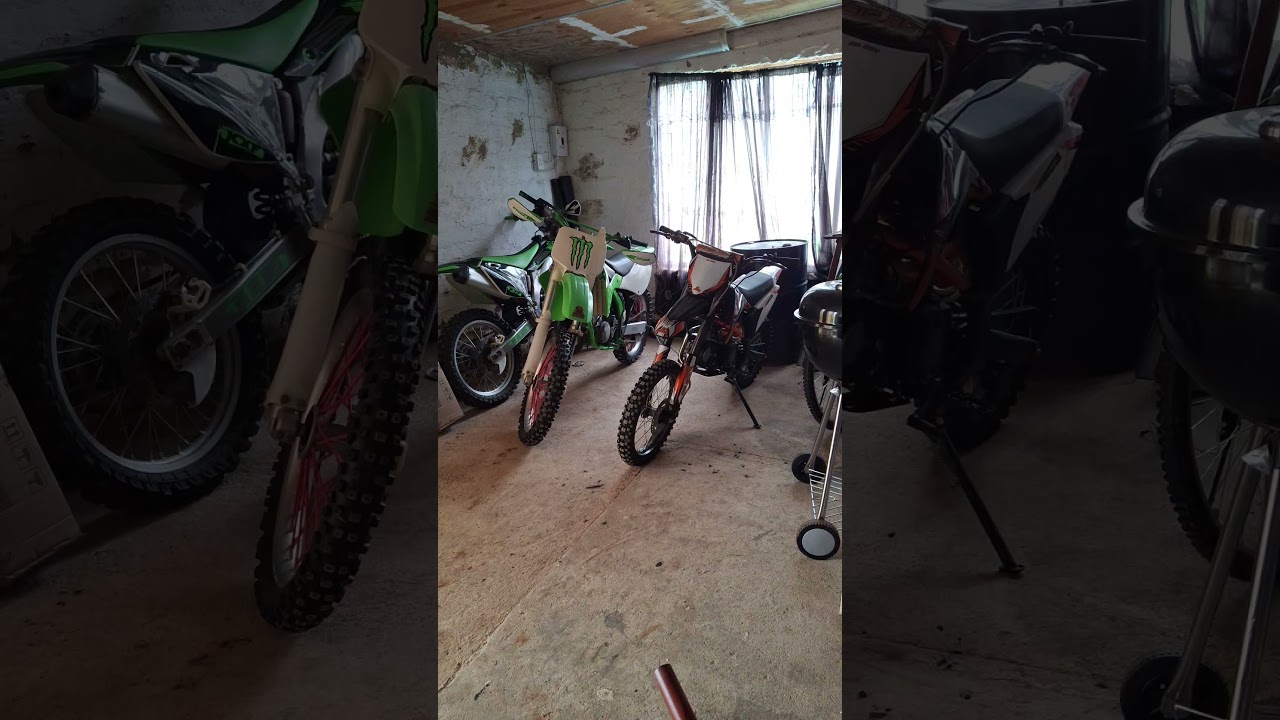 ttx 125s kawasakie 125 2T and kawasakie 450 4t