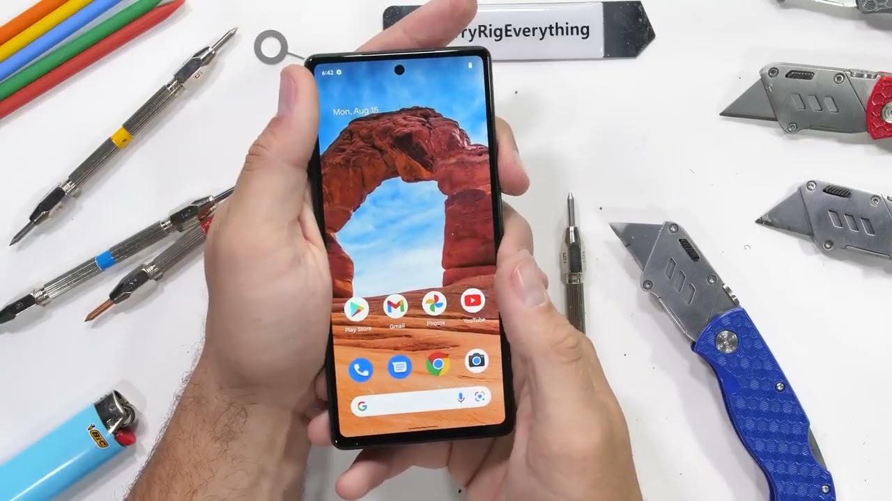 JerryRigEverything! Google Pixel 6A Durability Test - I can feel it