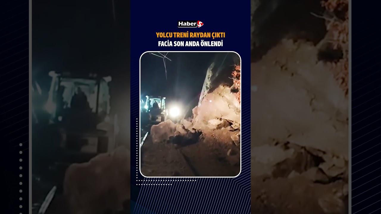 Yolcu Treni Raydan Çıktı, Facia Son Anda Önlendi