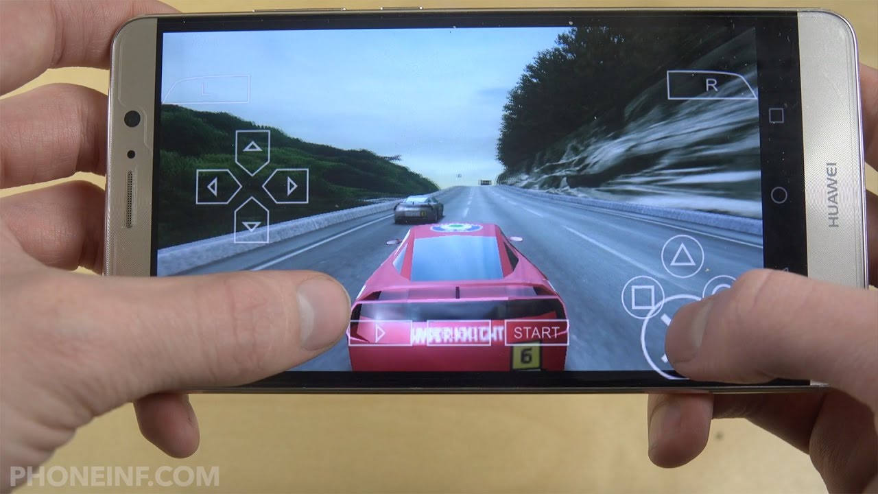 PSP Emulator On Huawei Mate 9 Ridge Racer Gameplay Test!