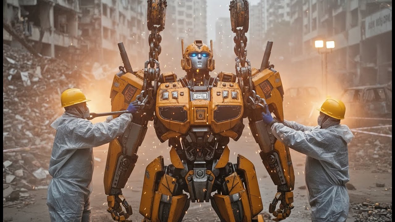 I Found a War-Torn Hero Robot Abandoned After Battle&hellip; Then Restored It (Cinematic ASMR)