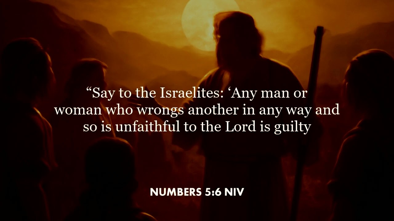 Numbers 5:6 (NIV)