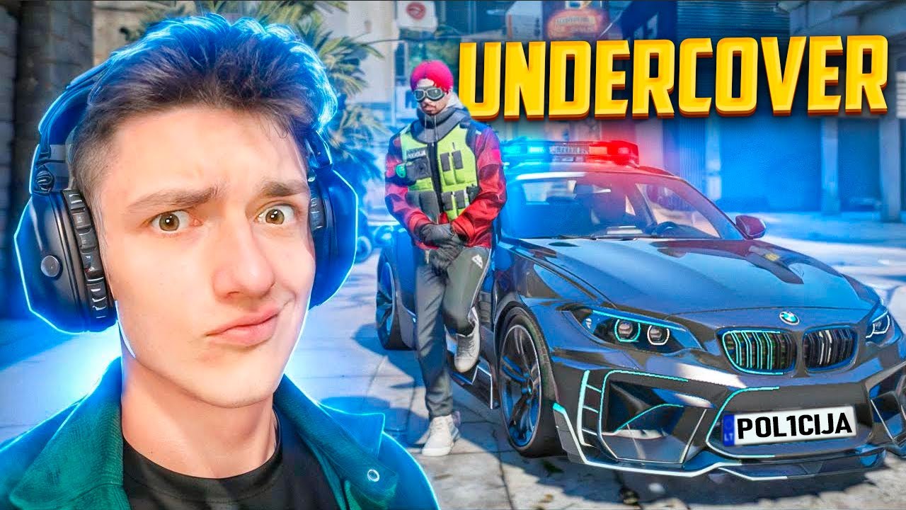 UNDERCOVER Pareigūnai Su BMW'u 🕵️‍♂️ | w/@Twisteris | GTA RP Lietuviškai | GTAKaimeliai.lt
