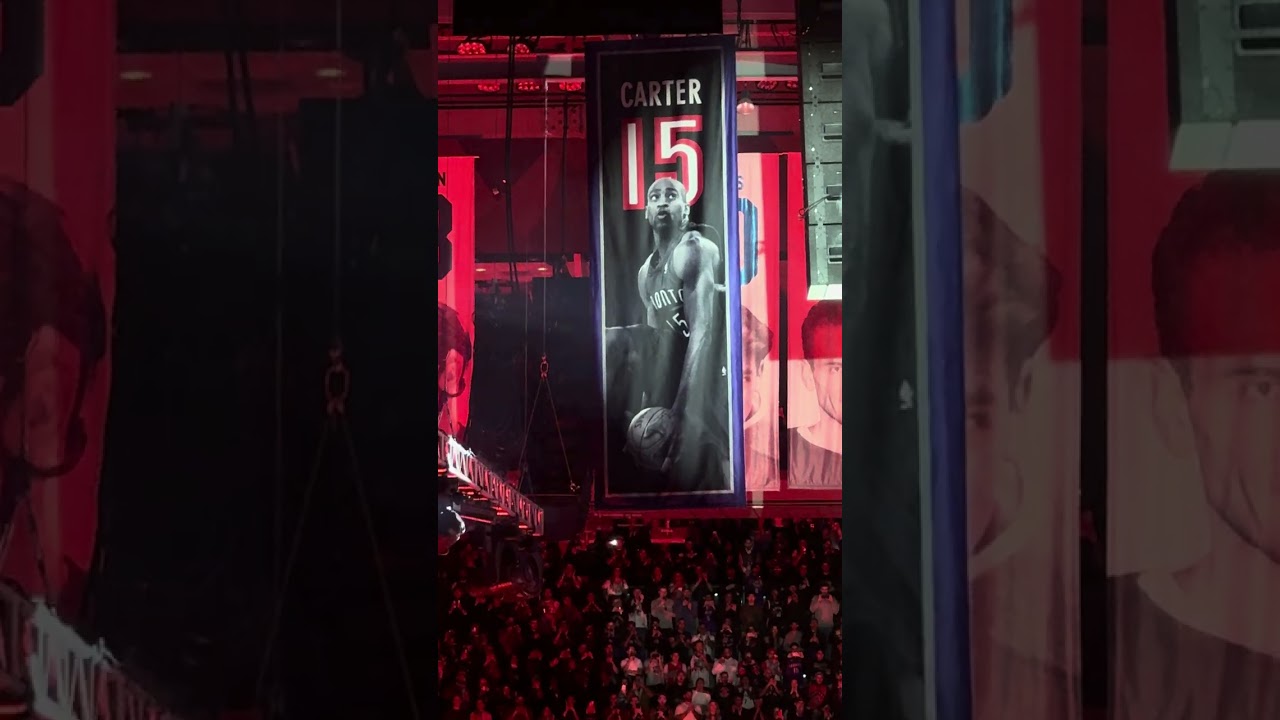 Vince Carter - Raptors Jersey Retirement (Toronto 2024)