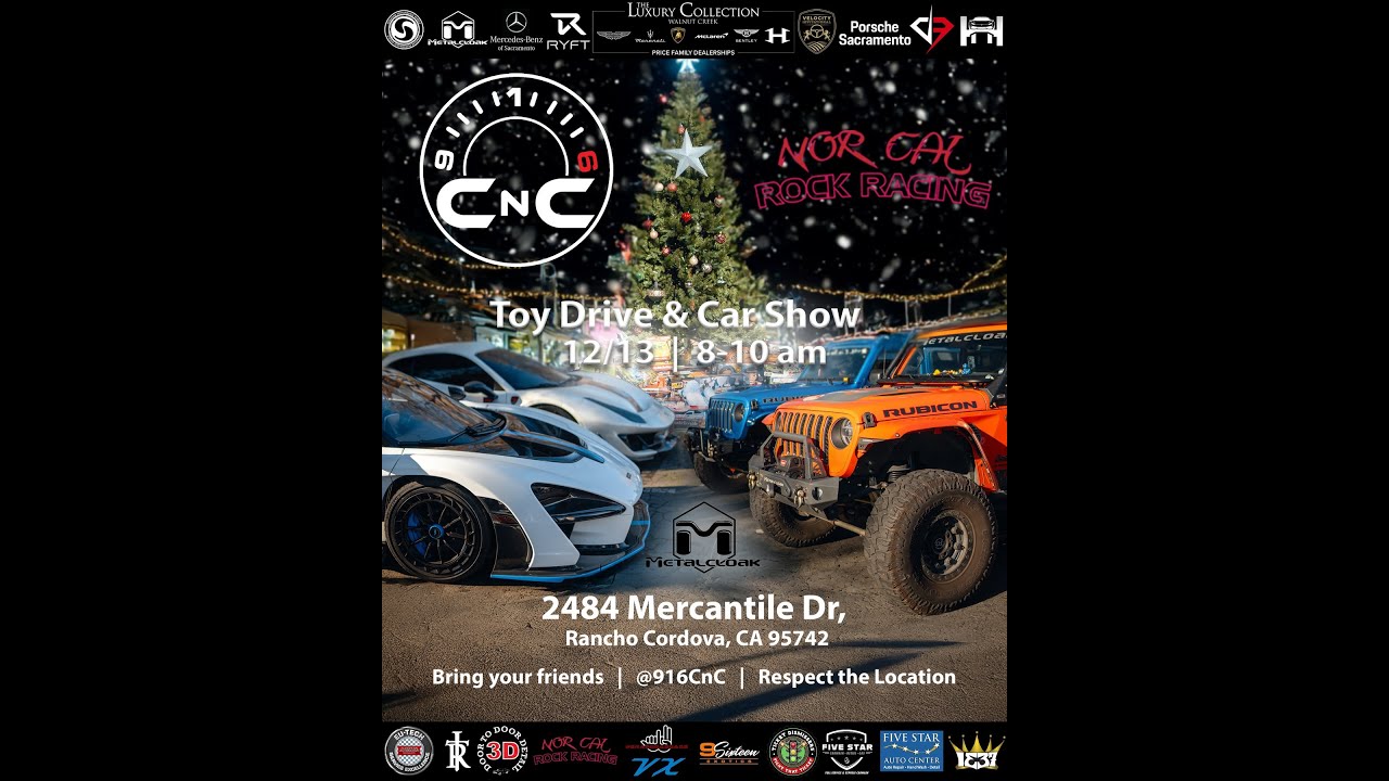 LIVE from 916 Cars and Coffee Toy Drive & Car Show #carsandcoffee #carshow #live