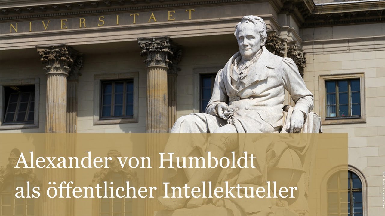Alexander von Humboldt als öffentlicher Intellektueller: Vortrag von Oliver Lubrich