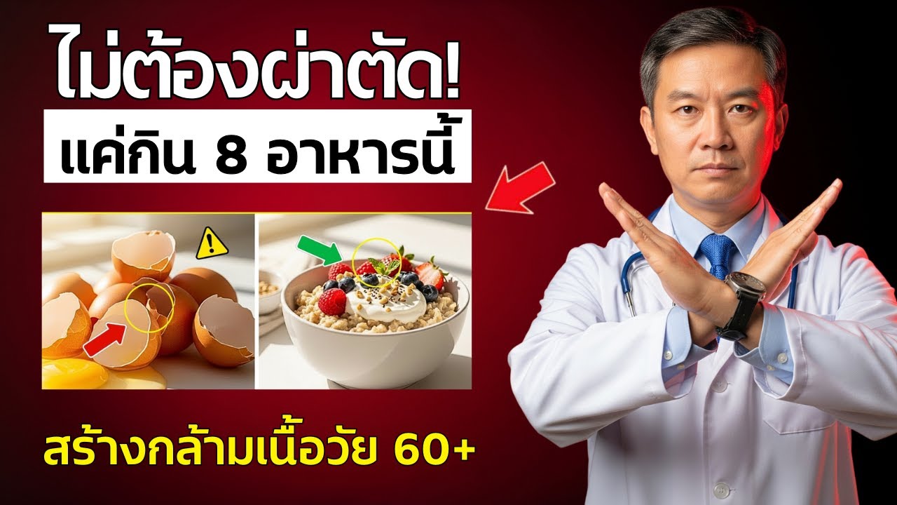 ลืมเวย์แพงๆ ไปเลย! 8 อาหารเช้าหาง่าย ราคาประหยัด สร้างกล้ามเนื้อไว แข็งแรง สำหรับวัย 60+