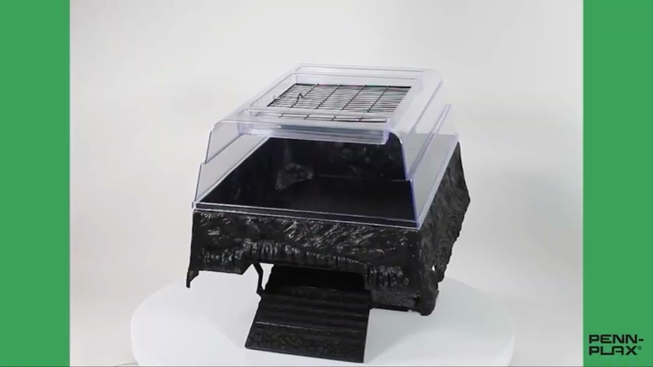 PENN-PLAX Reptology Turtle Topper &ndash; Above Tank Basking Platform That Safely