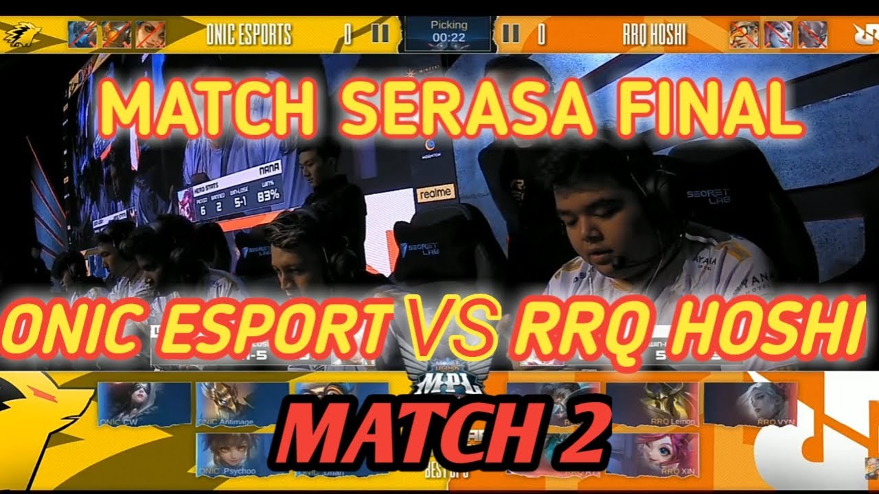 LAGI2 LEMON PAKAI LUNOX!! ONIC Esports vs RRQ Hoshi Match 2 MPL Indonesia Season 5 Week 4 Day 3