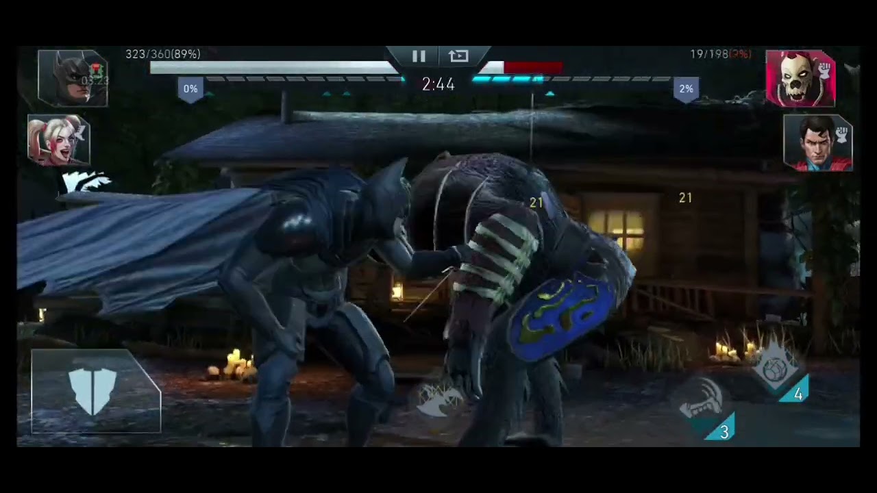 Jogo de luta de mobile #injustice2 #jogos #gameplay pretino_01X