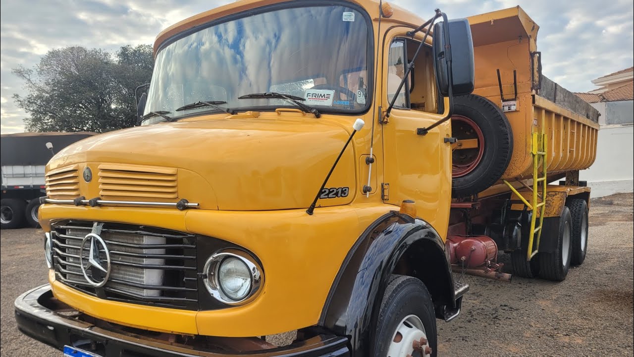 Caminhão Caçamba MB 2213 á venda, caminhão filé