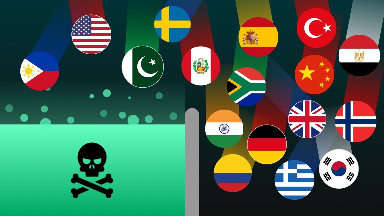 100 Countries Survival Marble Race