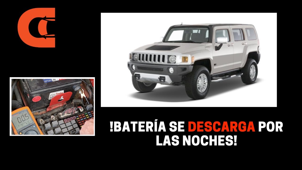 Batería se descarga por las noches! Diagnóstico de camioneta Hummer H3