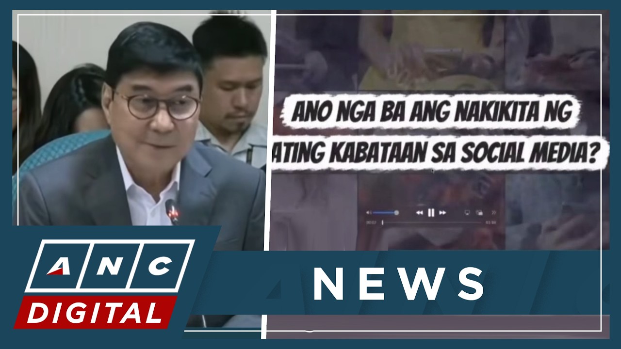 'Nanormalize ang violence, bullying': Raffy Tulfo flags youth's exposure to violent content | ANC