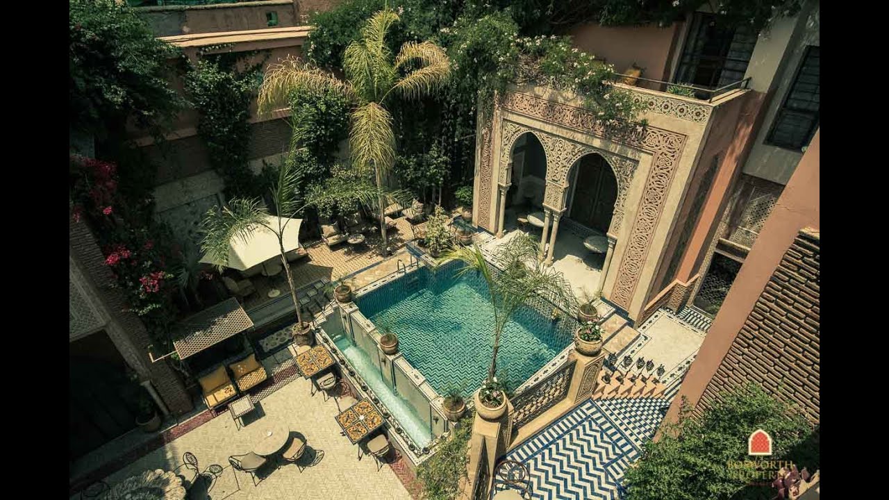 Luxury 19th Century Luxury Palace Riad For Sale Marrakech Laksour 4K