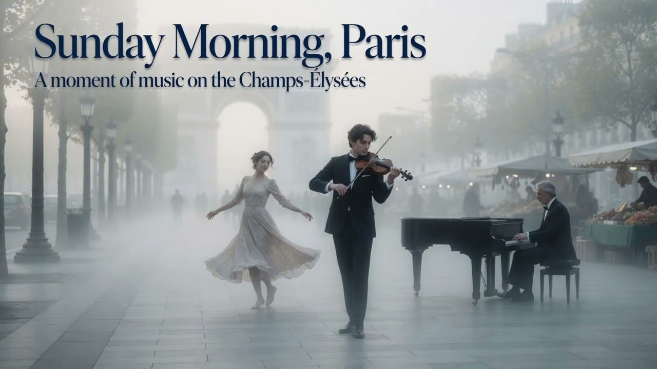 Sunday Morning in Paris ☕ Relaxing French Piano Music for Slow Mornings