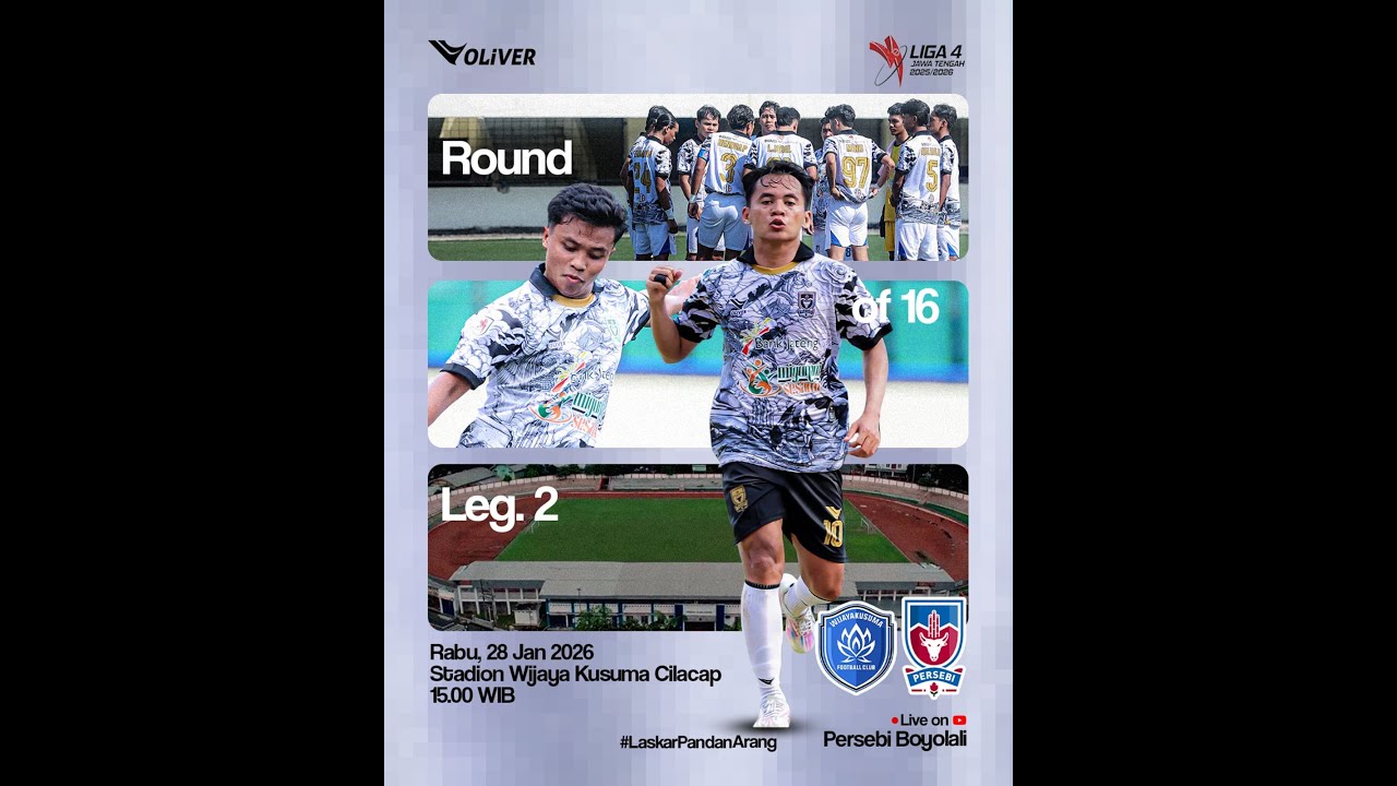 LIVE WIJAYA KUSUMA  VS PERSEBI / 28 JANUARI 2026 / STADION WIJAYA KUSUMA CILACAP