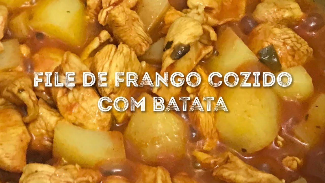 Receita de filé de frango cozido com batata
