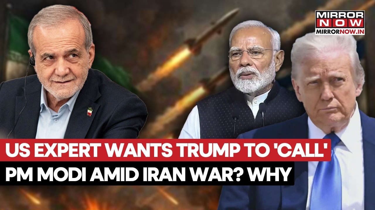 Iran War: US Expert Says 'Trump Should Reach Out To PM Modi' For Mediation | Here's Why | Watch