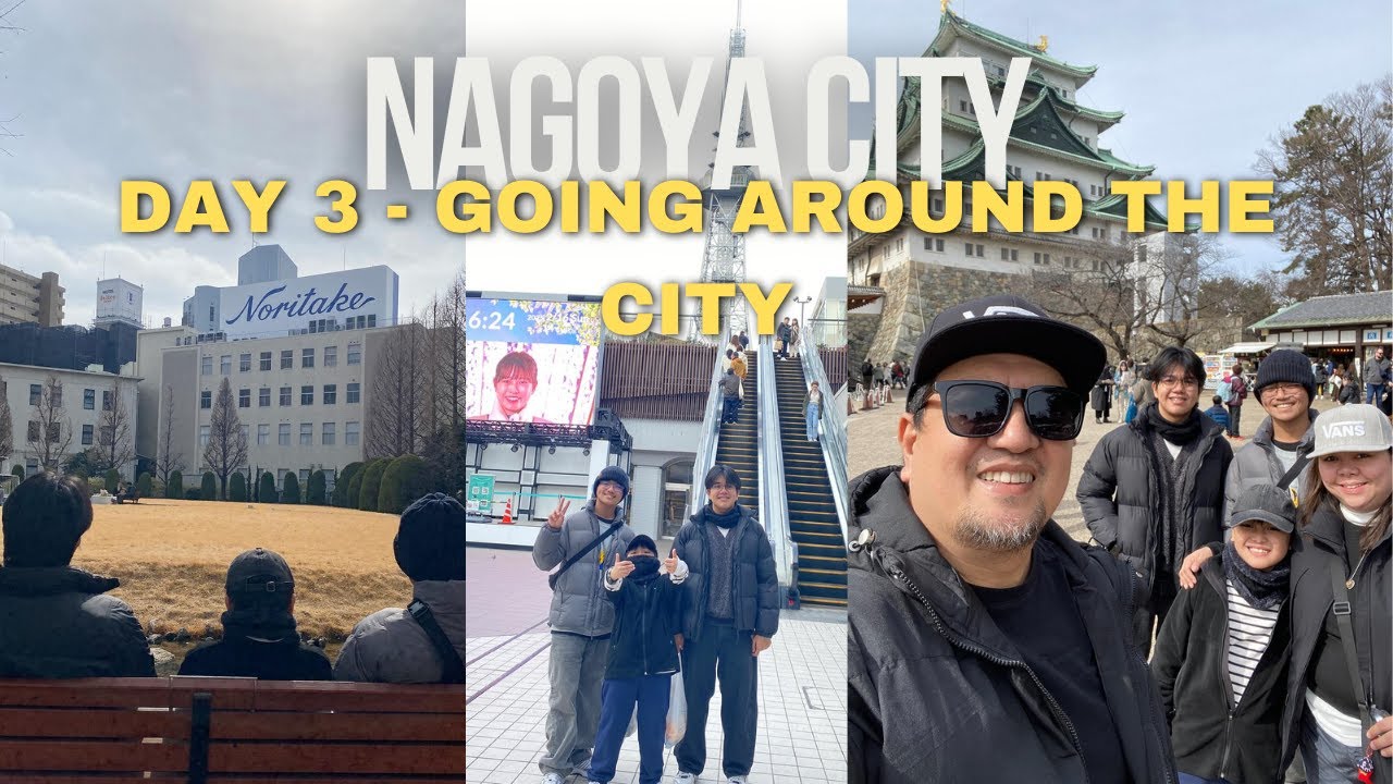 Winter in Japan: Chubu MIRAI TOWER, Nagoya CASTLE, Noritake GARDEN, AEON MALL, Ralph's COFFEE