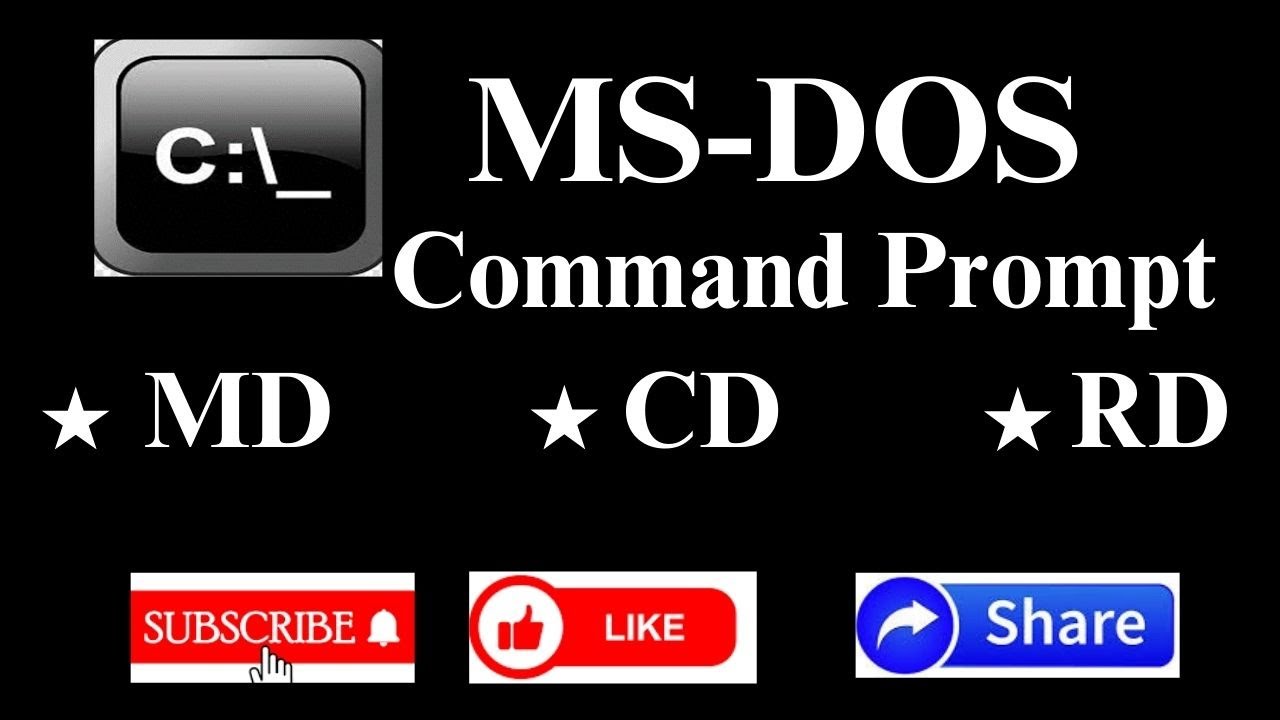 How To Create,Change&Remove Directories(Folders) In Command Prompt |MS-DOS Tutorials |Command Prompt