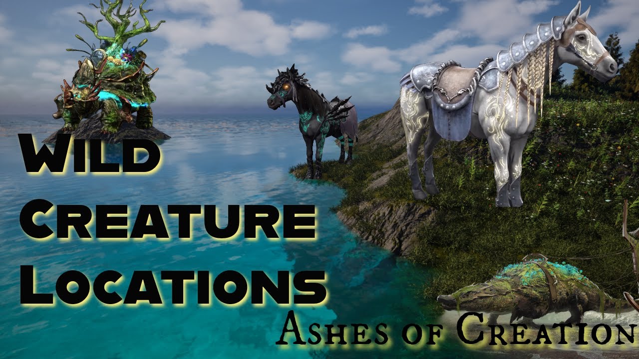 Ashes of Creation: Fantastic Beasts and Where to Find Them (Mounts and Beasts of Burden)