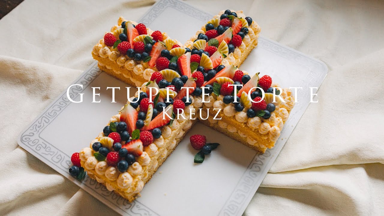 Getupfte Torte Kreuz