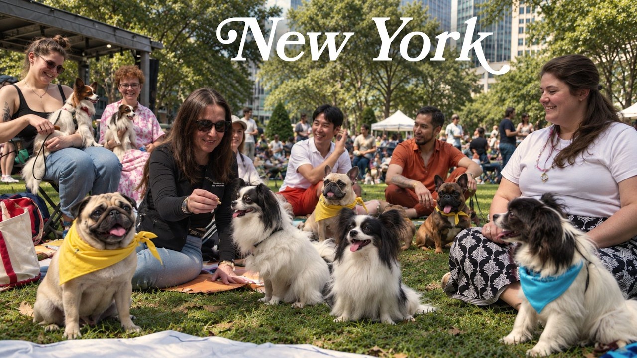 NYC LIVE: Dogs Take Over Bryant Park! 🐶 Paws on Parade 2026