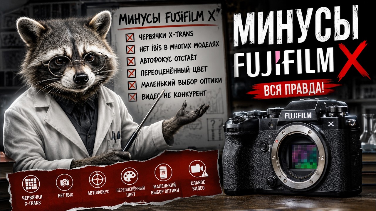 Fujifilm ВСЁ Главные минусы системы, о которых молчат!