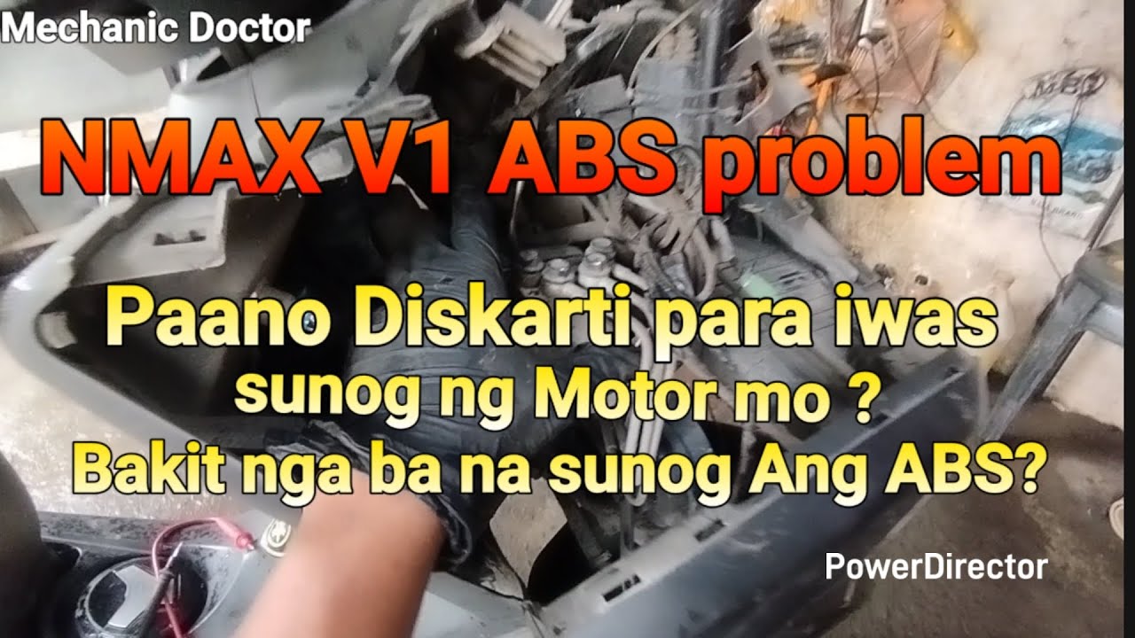 Yamaha NMAX V1 ABS problem, Paano ba Diskarti para iwas sunog ng motor at Bakit na sunog Ang ABS?