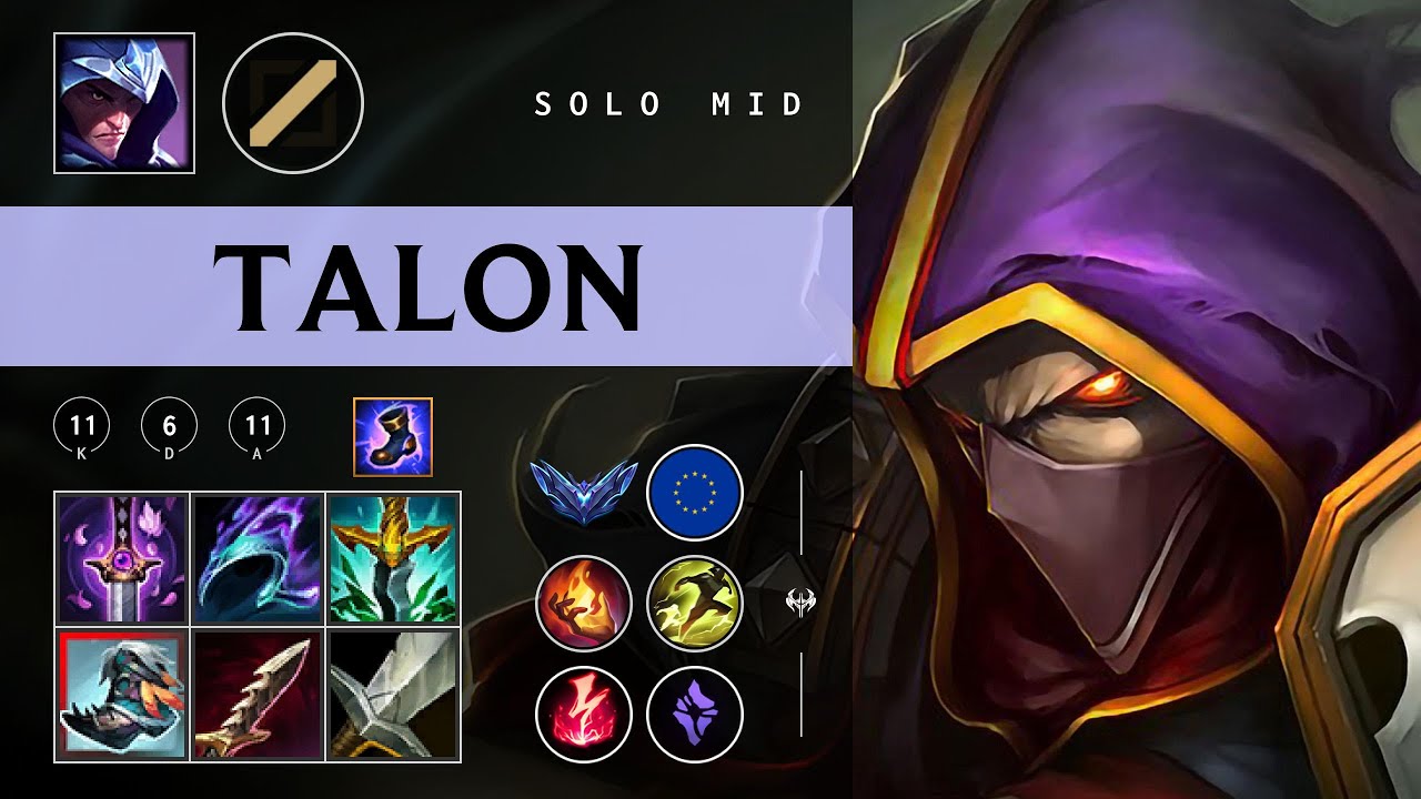 Talon Mid vs Akali - EUW Diamond Patch 26.03