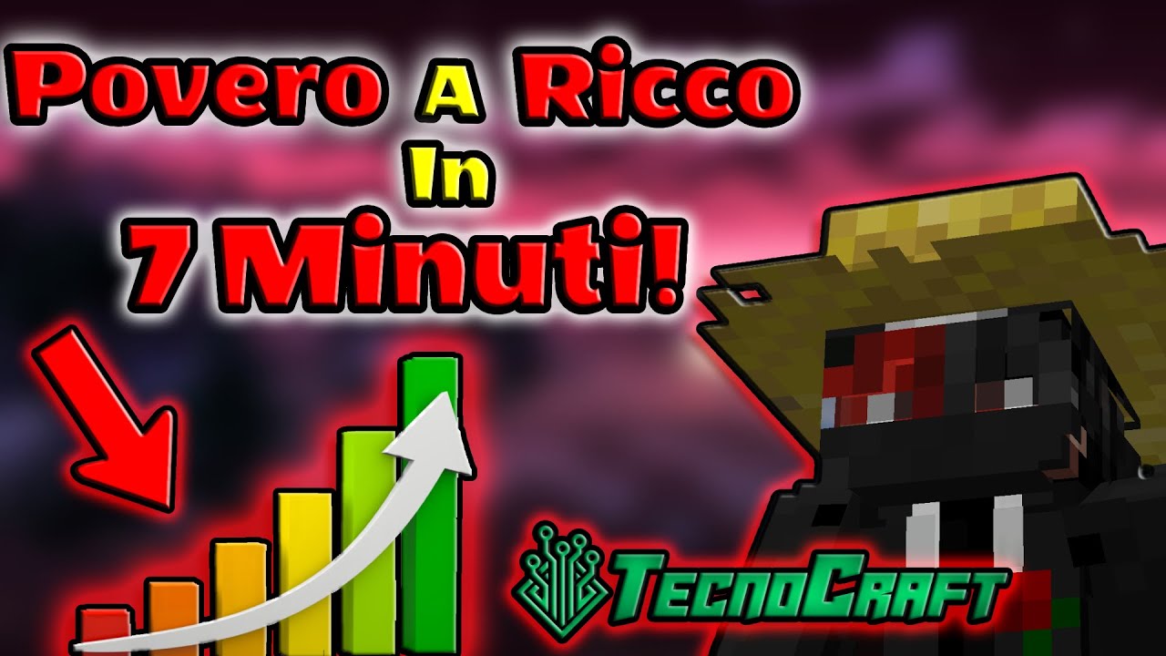 Guida ESSENZIALE per INIZIARE al Meglio su TECNOCRAFT!! Da povero a ricco in 7 MINUTI!!