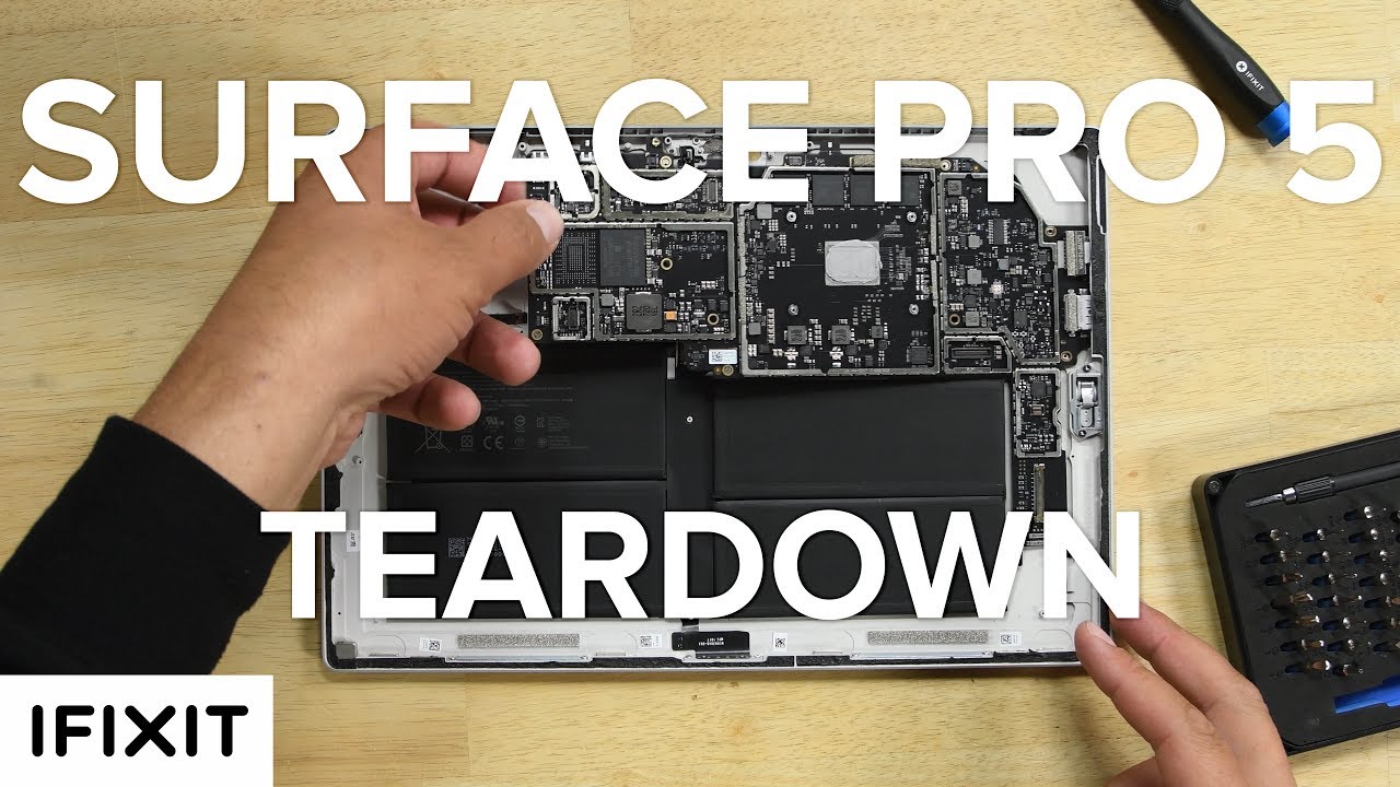 The Microsoft Surface Pro 5 Teardown