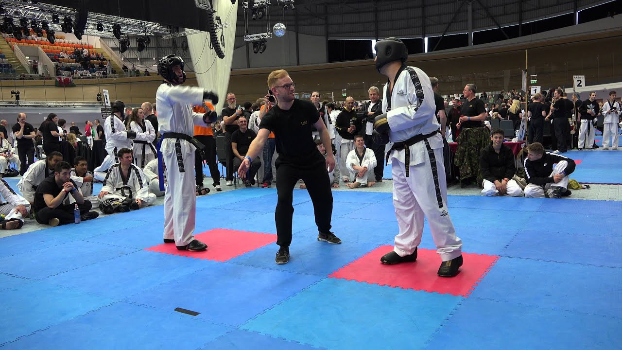 2015 TAGB British Taekwondo Championships Warren Vice vs Jason Rowley