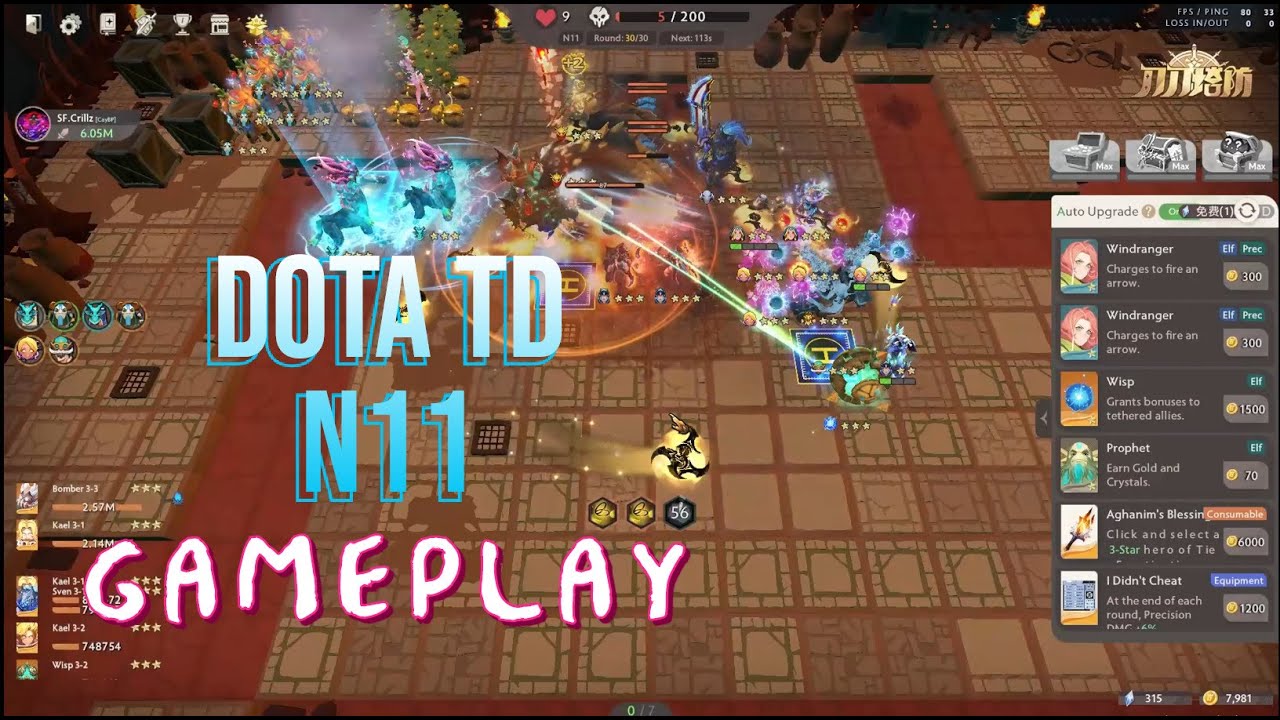 Dota2 Arcade Game - DOTA TD N11 Gameplay